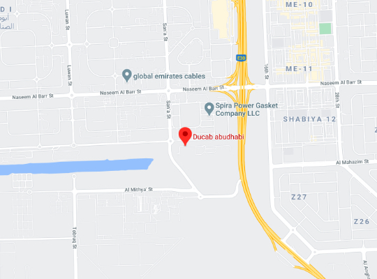 map showing Ducab location